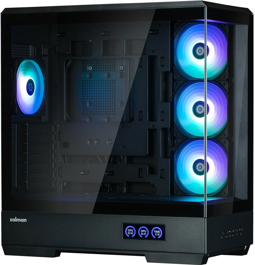Kasë Zalman P50 DS, Midi Tower, ARGB, e zezë