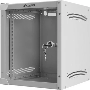 Kasë muri për rrjet Lanberg WF10-2306-10S, 6U, 280x310mm, Gri