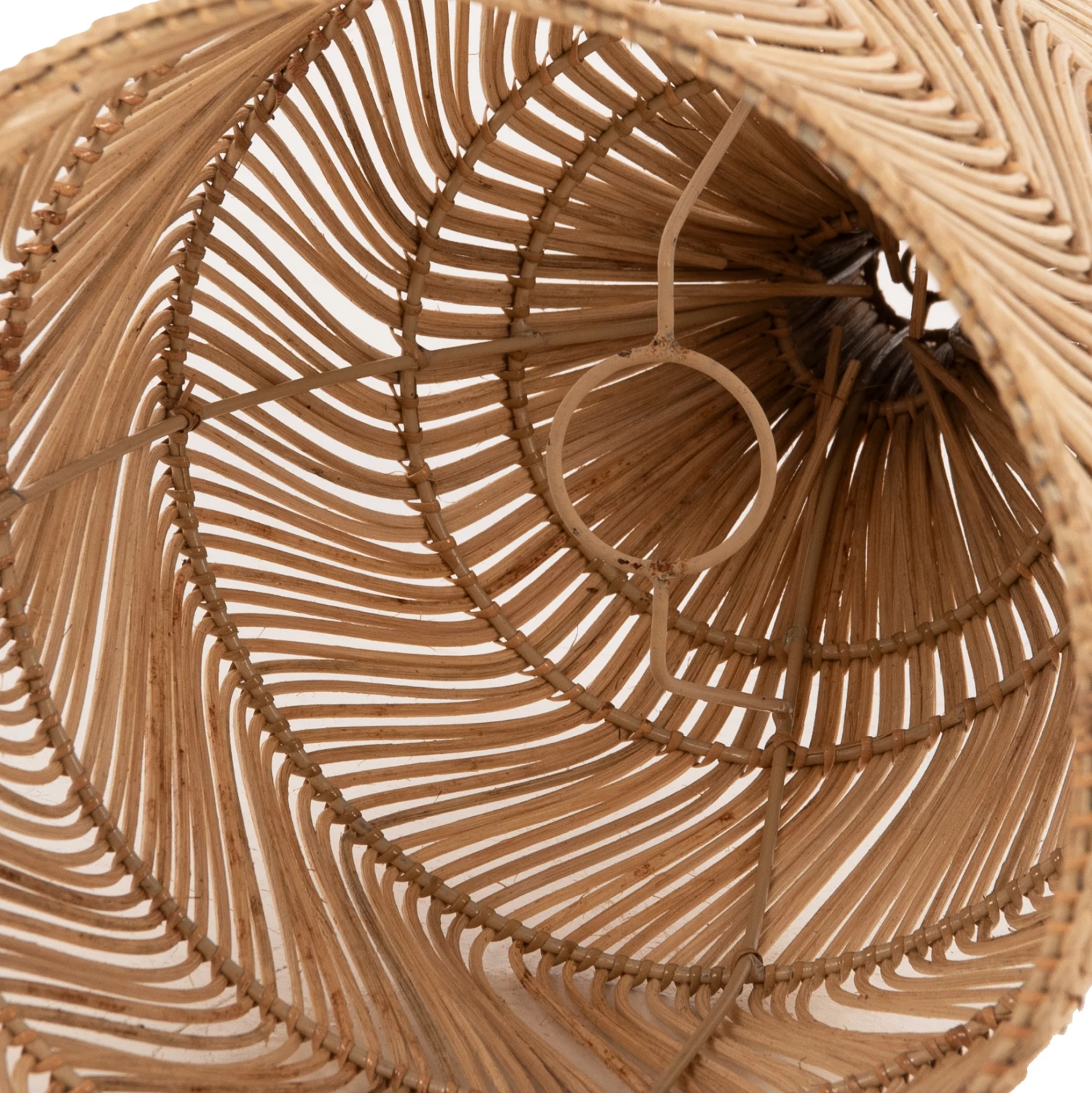 Llambë tavani varëse Theon, ratan natyral, Φ22x148cm