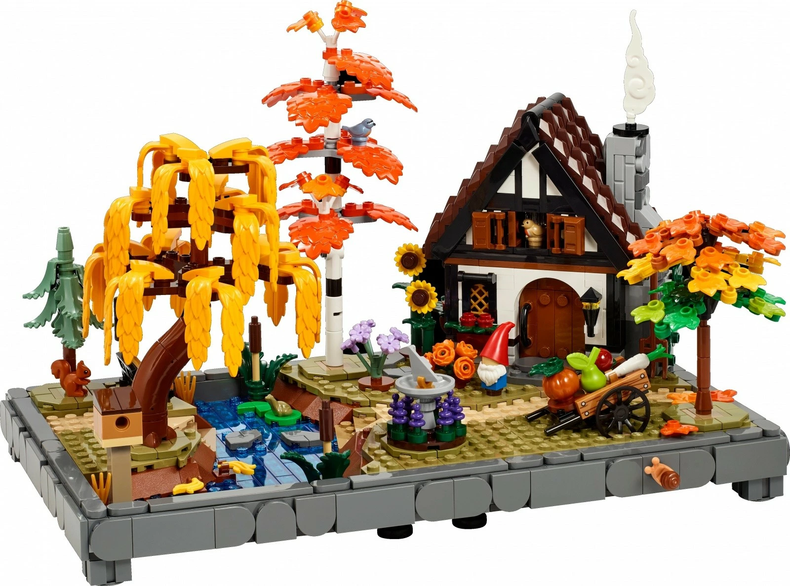 Set ndërtimi LEGO Icons 11372 Autumn Cottage Garden, 1102 pjesë, 18+, 19x29x18 cm