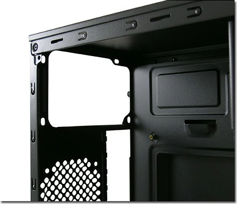 Kasë LC-Power 2014MB, Midi Tower, micro ATX, Mini-ITX, e zezë