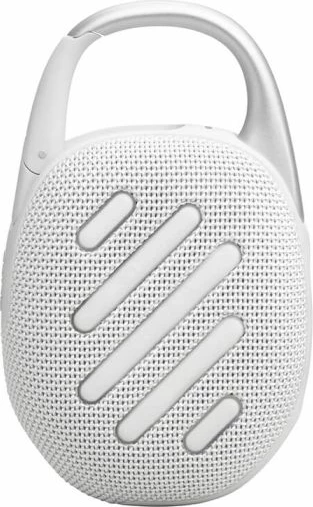 Altoparlant portativ Bluetooth JBL Clip 5, 7 W, Bluetooth 5.3, IP67, deri 15 orë, i bardhë
