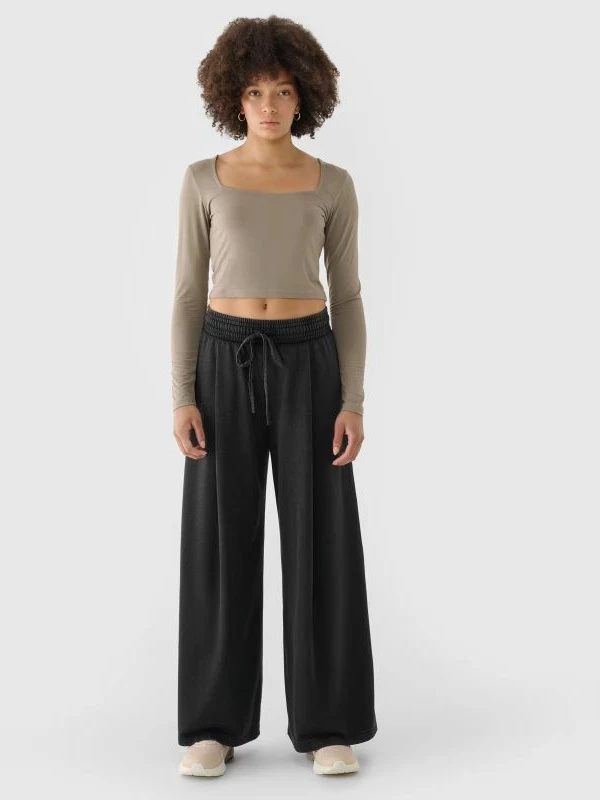 Maicë me mëngë të gjata për femra 4F, slim