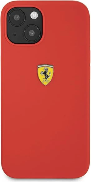 Mbështjellës Ferrari FESSIHCP13SRE për iPhone 13 mini 5.4", silikon, kuq