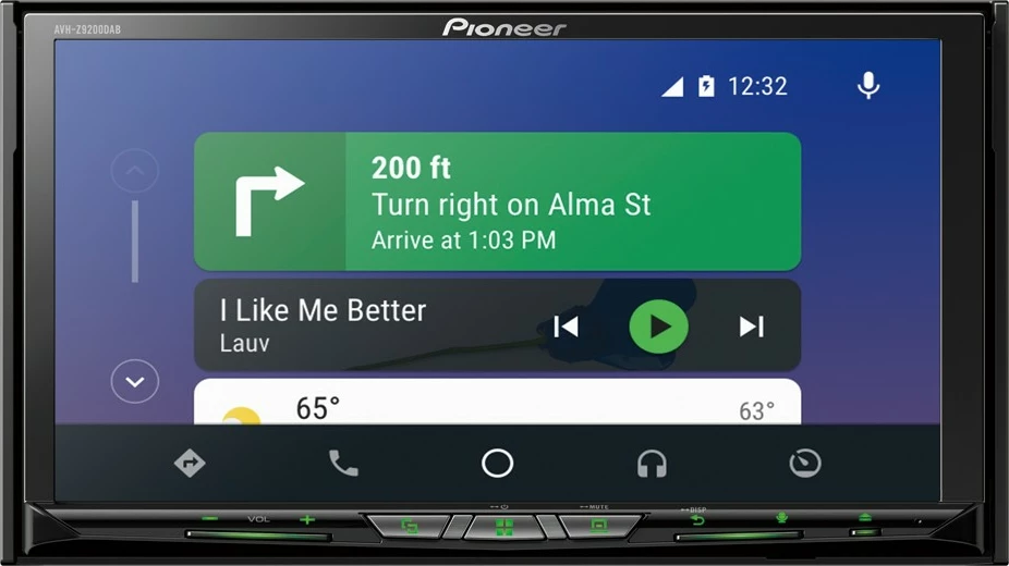 Multimedia Pioneer AVH-Z9200DAB, ekran me prekje, Android Auto, Apple CarPlay, i zi