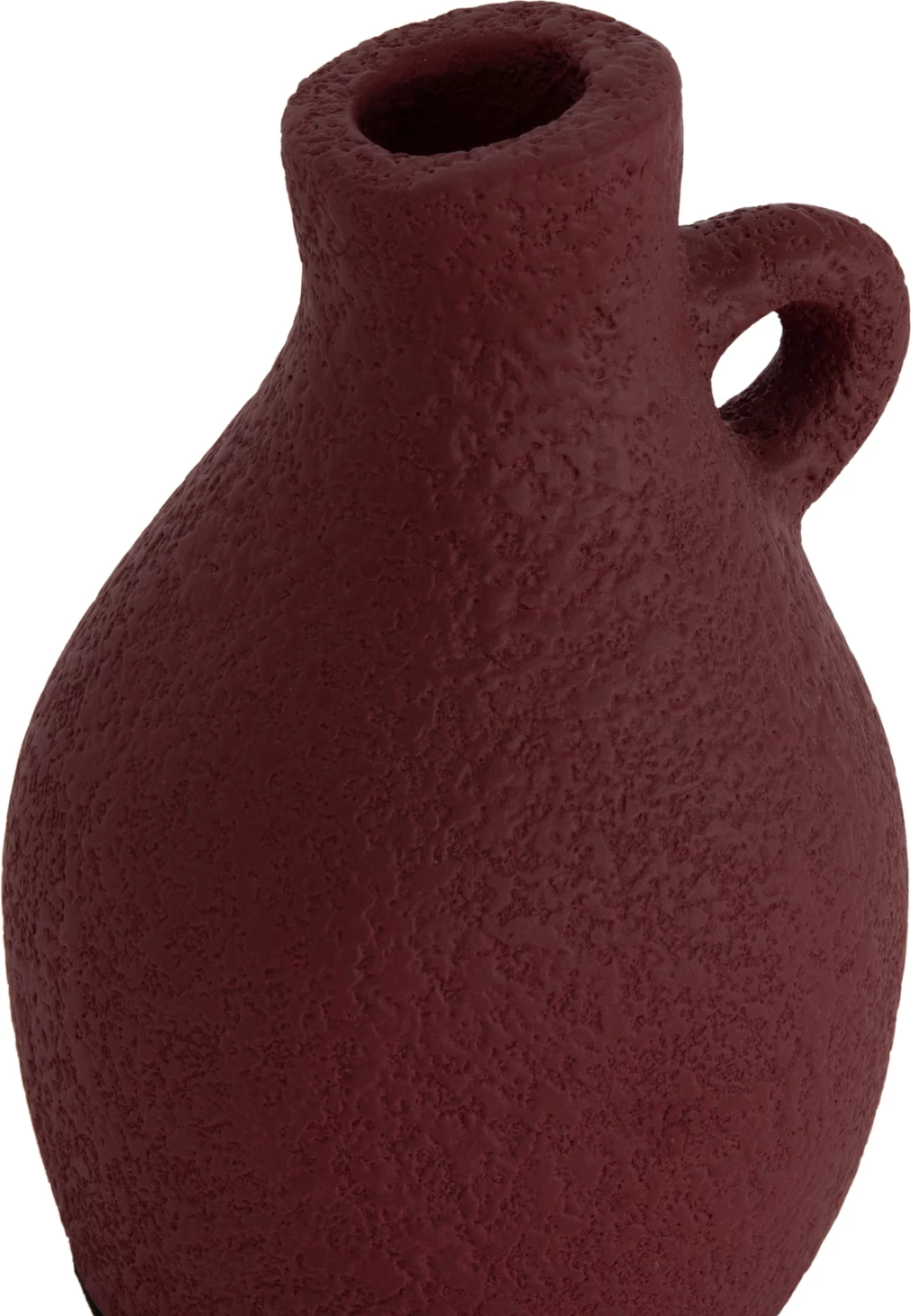 Vazo dekorative tavoline, terrakotë, ngjyrë e kuqe e errët, DECANT FH4667.06L, 14x21cm