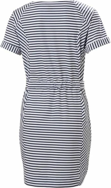 Fustan për femra Helly Hansen, me vija të bardha dhe blu deti