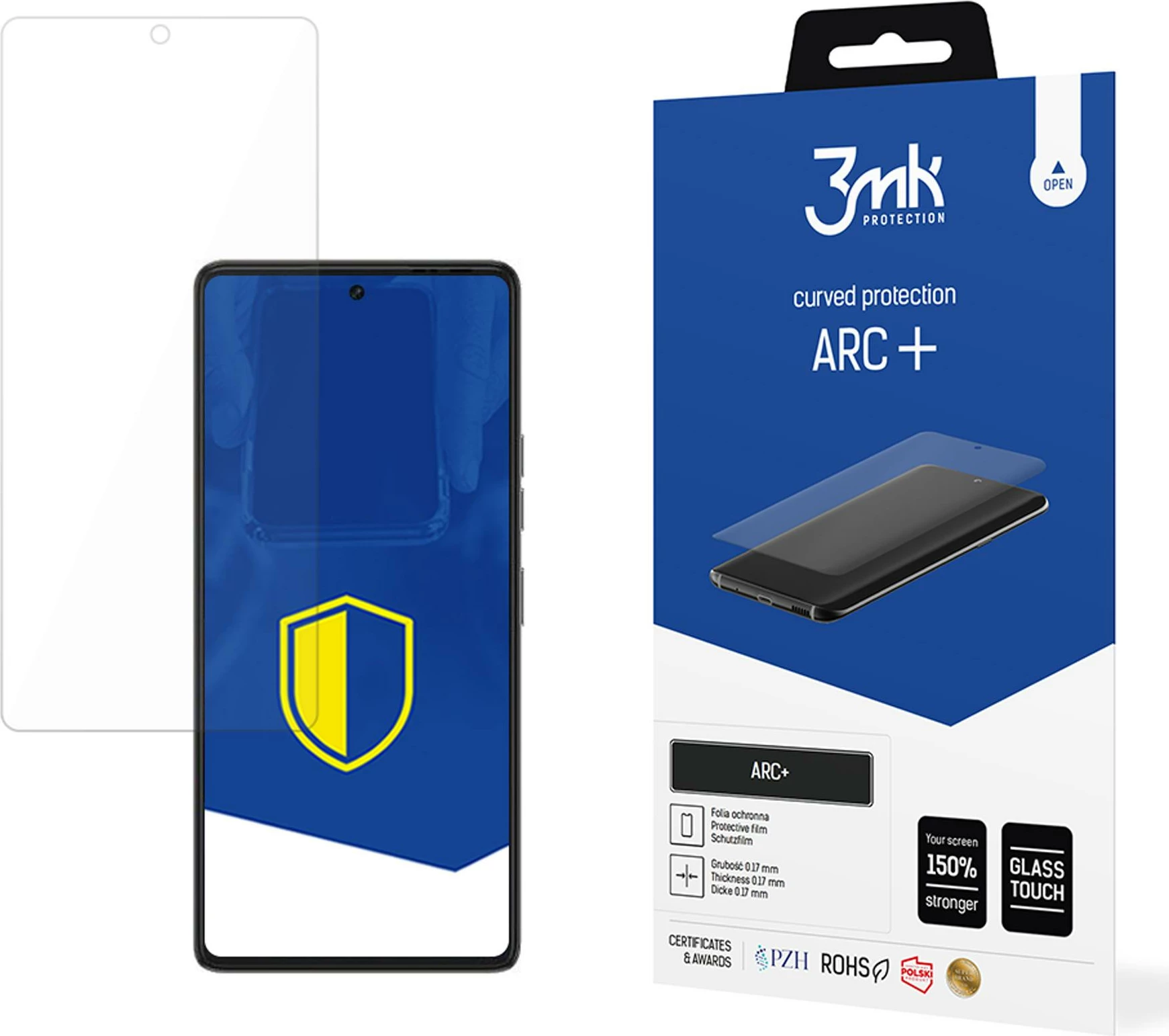 Folje mbrojtëse për ekran, 3mk Protection ARC+, për Tecno POVA 6 Pro