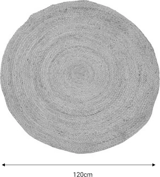 Qilim Solon Inart bexh jute 120x120x1cm