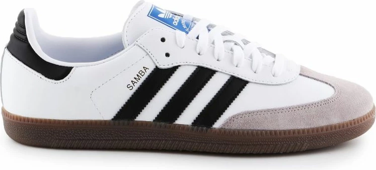 Këpucë adidas Samba OG M B75806 për meshkuj, të bardha