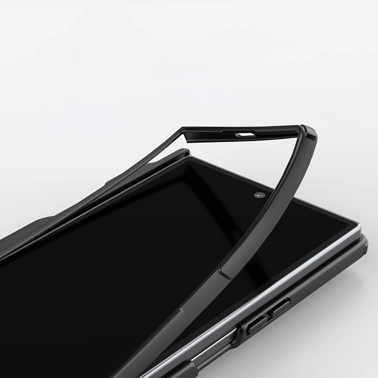 Mbështjellës, Nillkin, Super Frosted Shield Fold Magnetic për Samsung Galaxy Z Fold 7, kompatibil me MagSafe, hapësirë për S Pen, e zezë