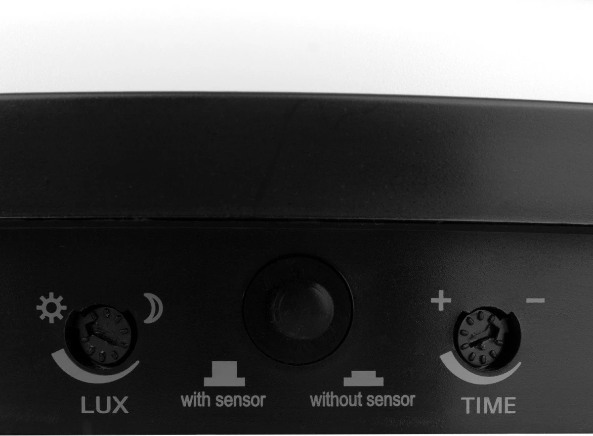 Lambë LED, Maclean MCE525 B, me sensor PIR, IP65, 10W 1000lm, 4000K e bardhë neutrale