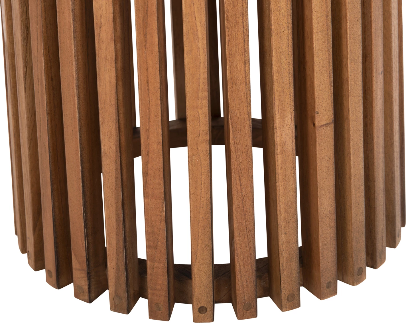 Baza e rrumbullakët për tavolinë FRANTZ FH9459.11 dru MINDI natyral Φ60x74Hcm