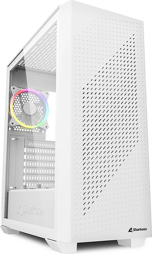 Kasë Sharkoon VS9 RGB midi, e bardhë