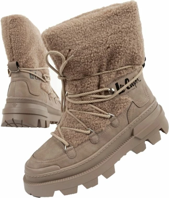 Çizme për femra Lee Cooper, krem