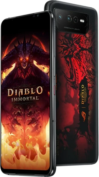 Celular ASUS ROG Phone 6 Diablo Immortal Edition, 16 GB, 512 GB, 50 MP, Android 12, Hellfire Red