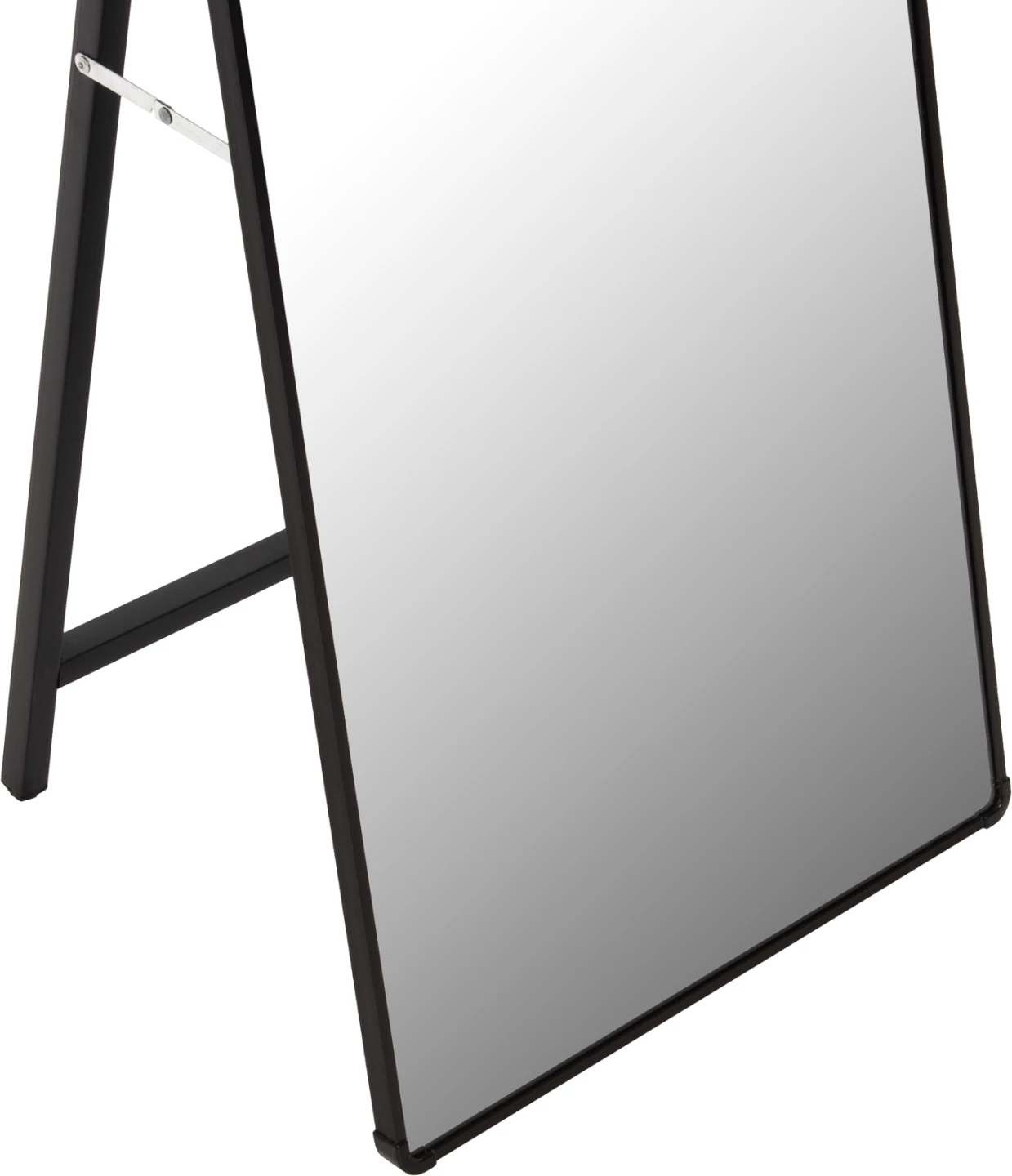 Pasqyrë qëndruese JOELY FH9578.01 kornizë alumini ngjyrë zezë 40x31x160Hcm