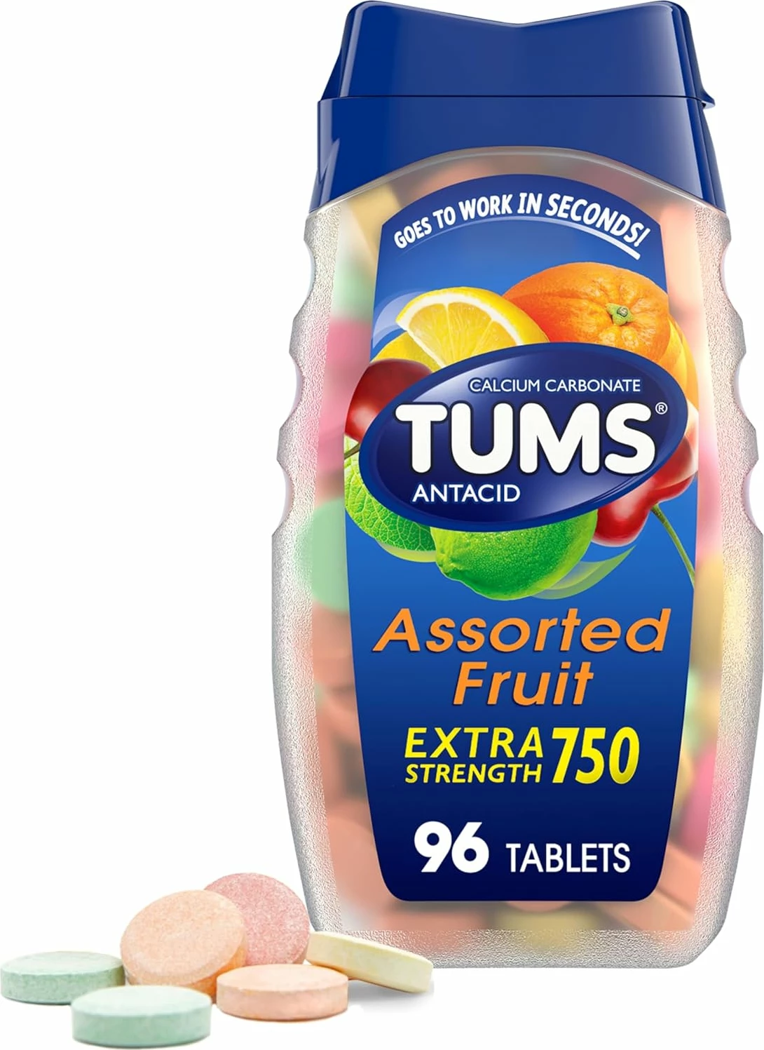 Tums Antacid Assorted Fruit