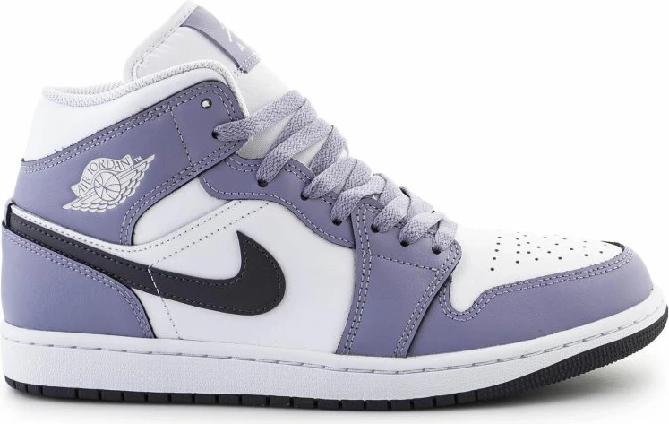 Atlete Nike Air Jordan 1 MID unisex, të bardha