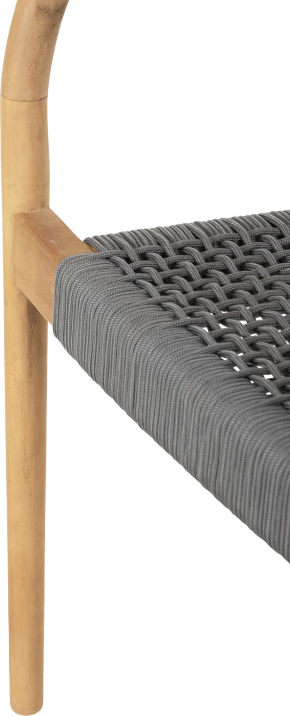 Karrige Oslo FH9636.08 dru tik natyral & litar gri 55x54x80Hcm