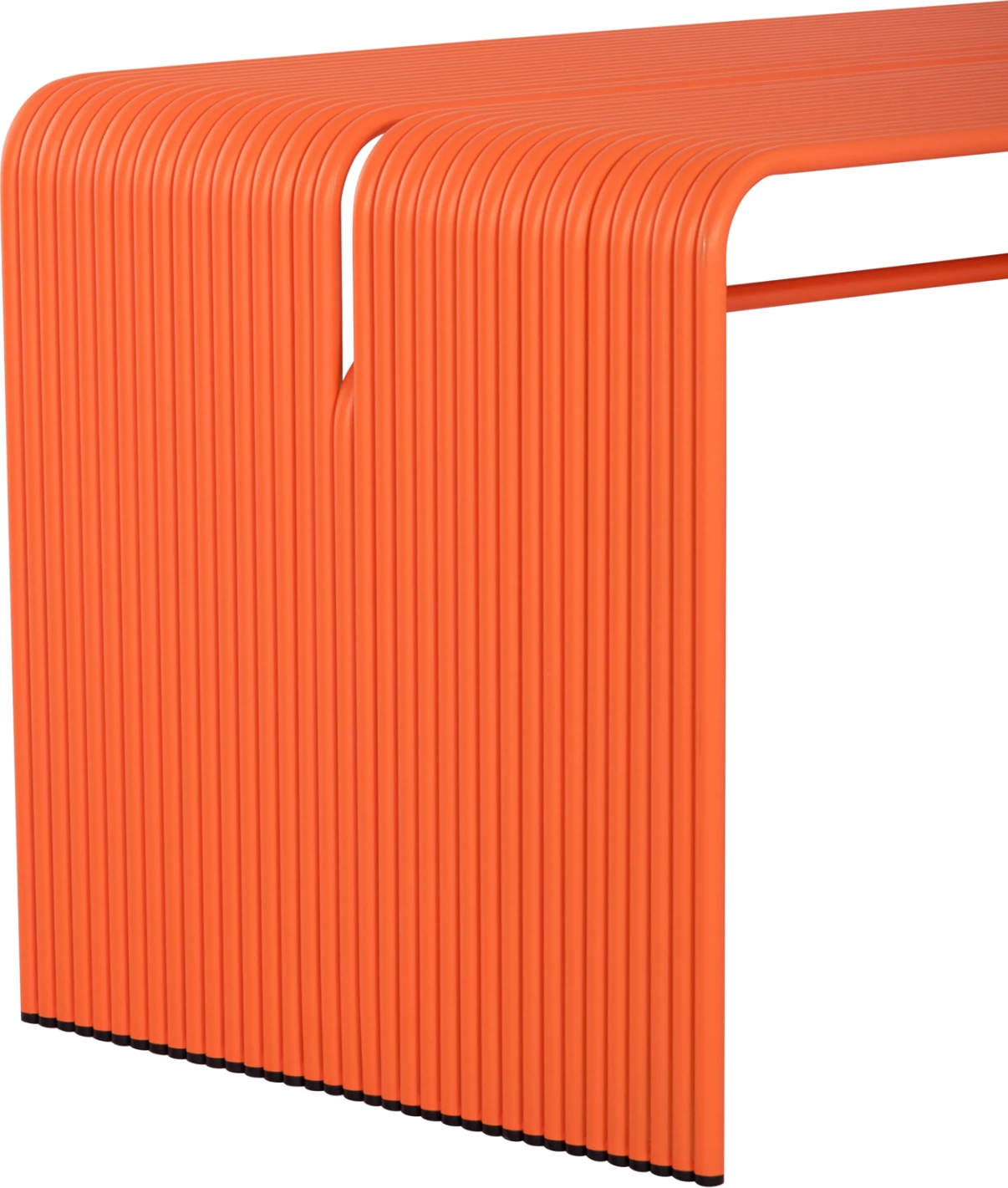 Tavolinë ngrënieje për jashtë, alumin, ngjyrë portokalli, INTREPID FH6330.09, 121x70x70cm