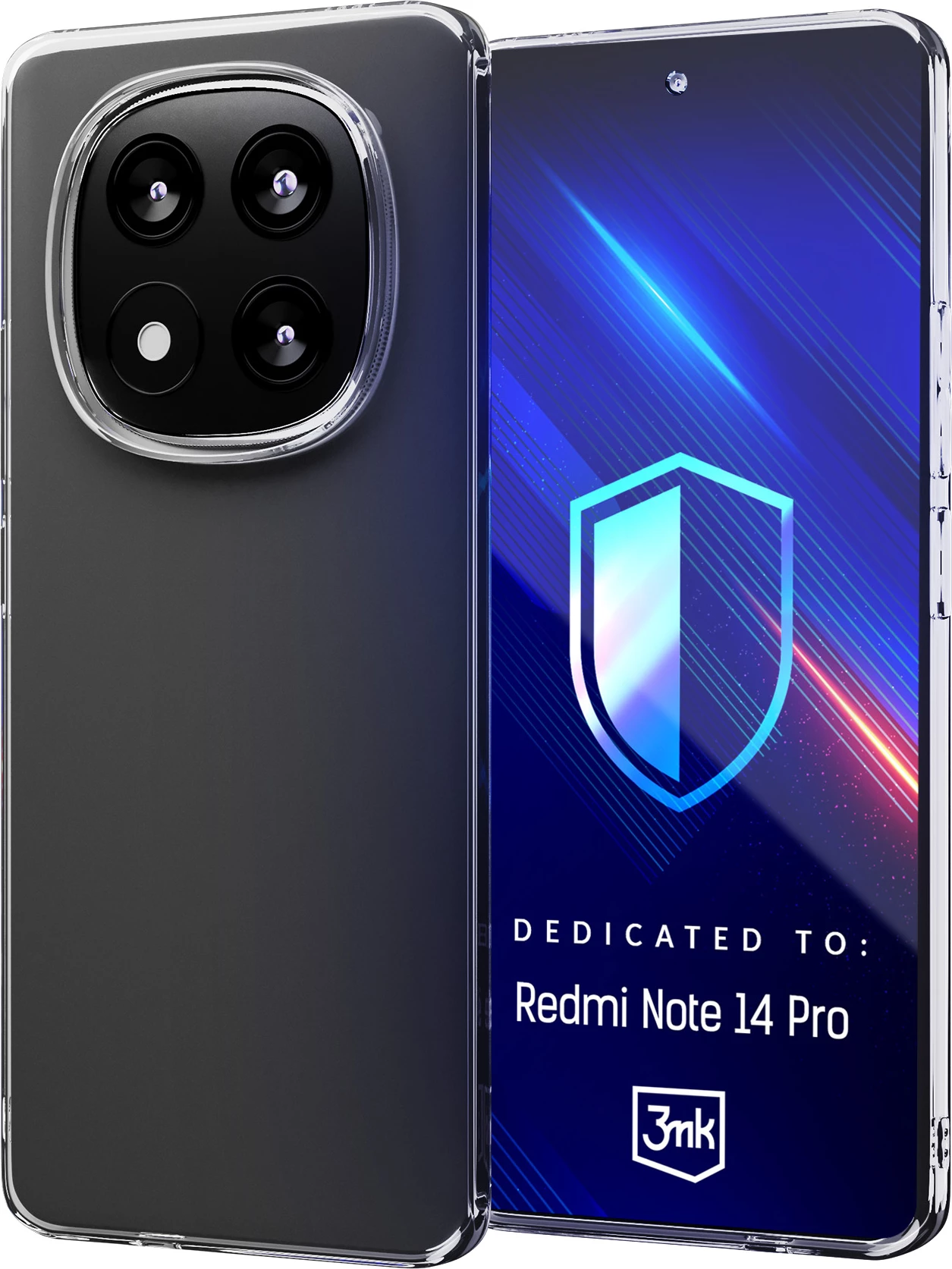 Mbështjellës 3mk Clear Case për Xiaomi Redmi Note 14 Pro, Transparent