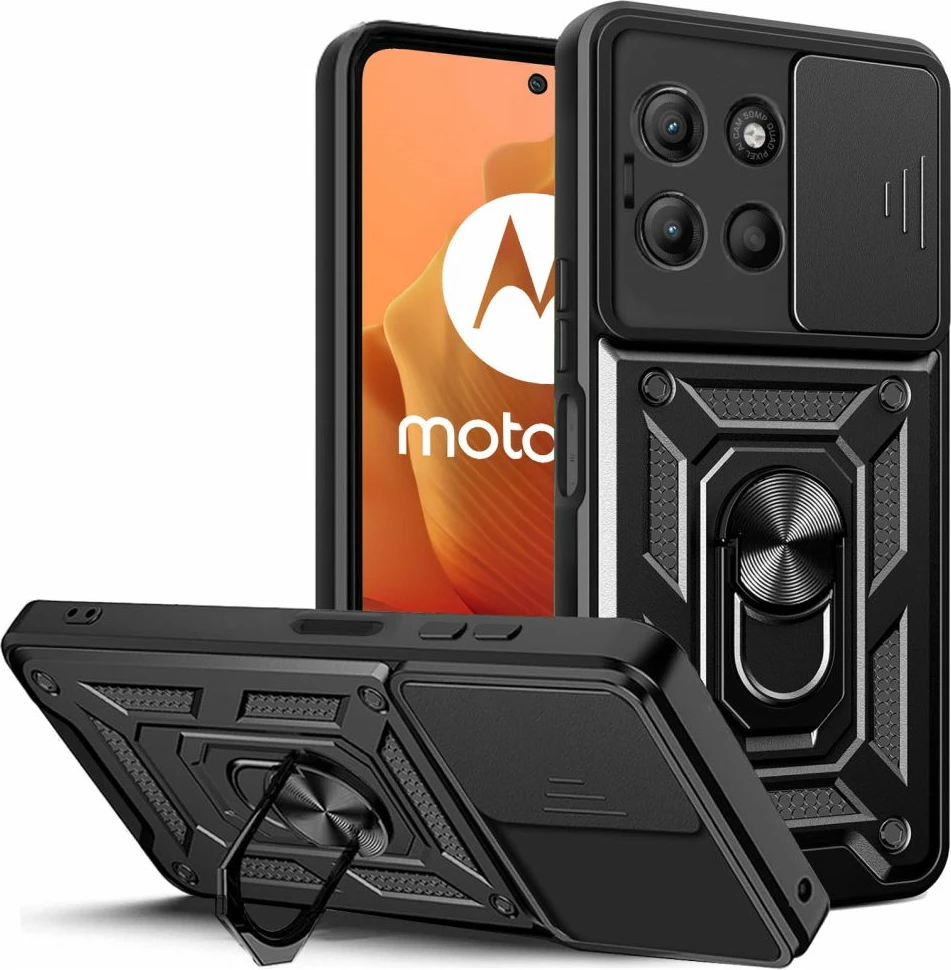 Mbështjellës Tech-Protect CamShield Pro për Motorola Moto G15, i zi