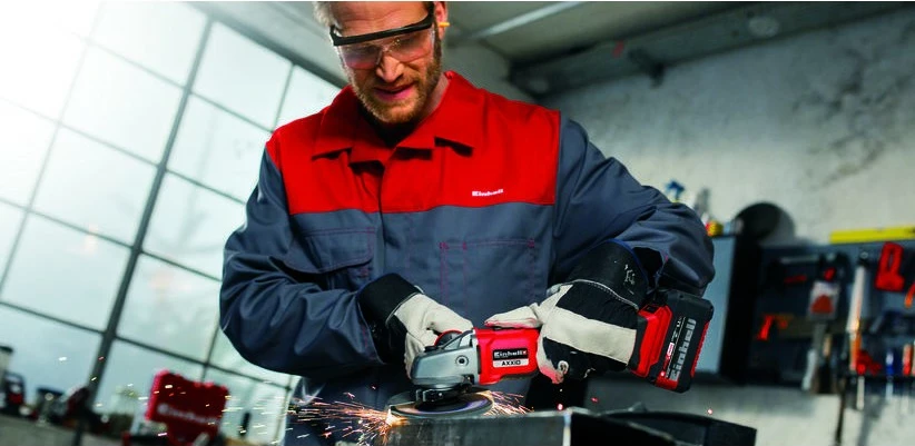 Brushe pa kabllo Einhell AXXIO 18/125 Q, 12.5 cm, e zezë/kuqe