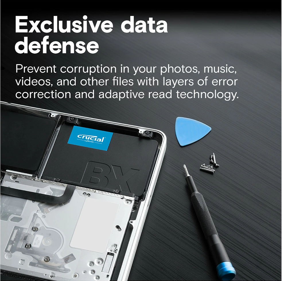 SSD Crucial BX500 4TB 2.5" SATA III, 3D NAND, i zi