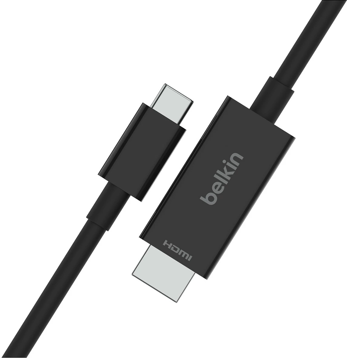 Kabëll Belkin AVC012bt2MBK, 2 m, USB Type-C në HDMI, i zi