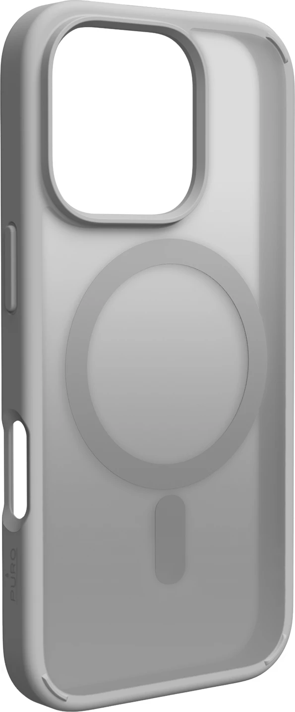 Mbështjellës Puro Gradient MagSafe për iPhone 16 Pro, Silikon, Argjend