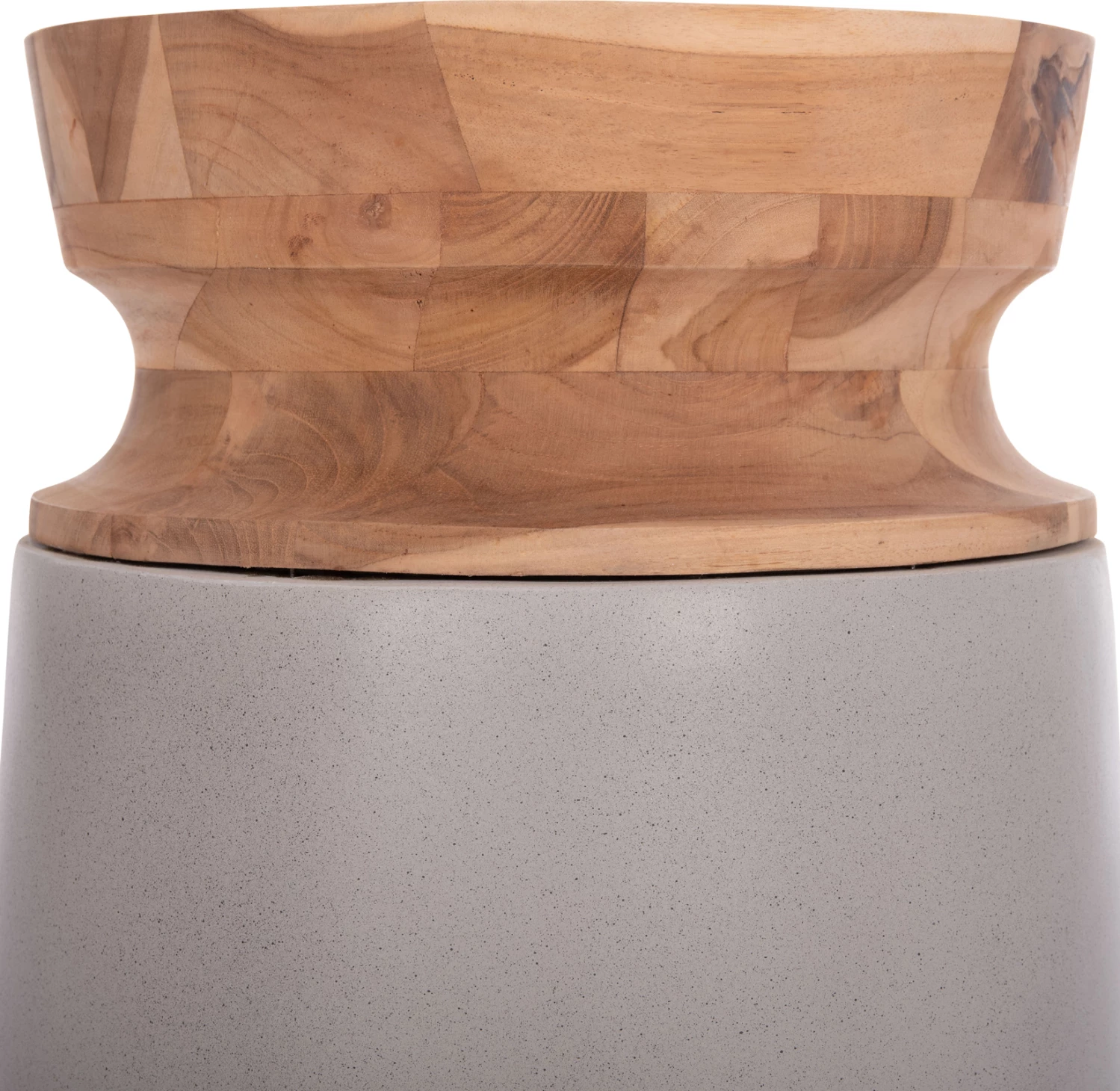 Vazo dekorative për dysheme, LINTER FH4662.03S, fibër-cement, ngjyrë gri, dru tik, 34x60cm