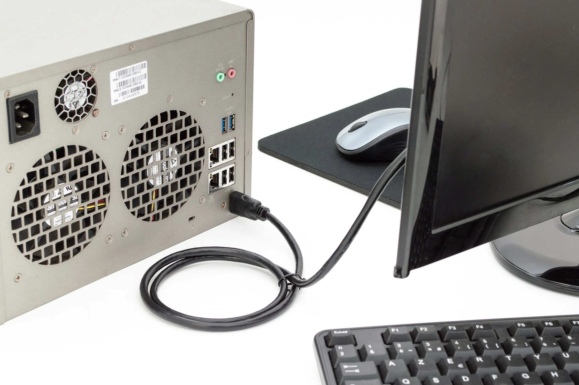 Kabllo HDMI Digitus Premium High Speed 3m, 4K, Ethernet, e zezë