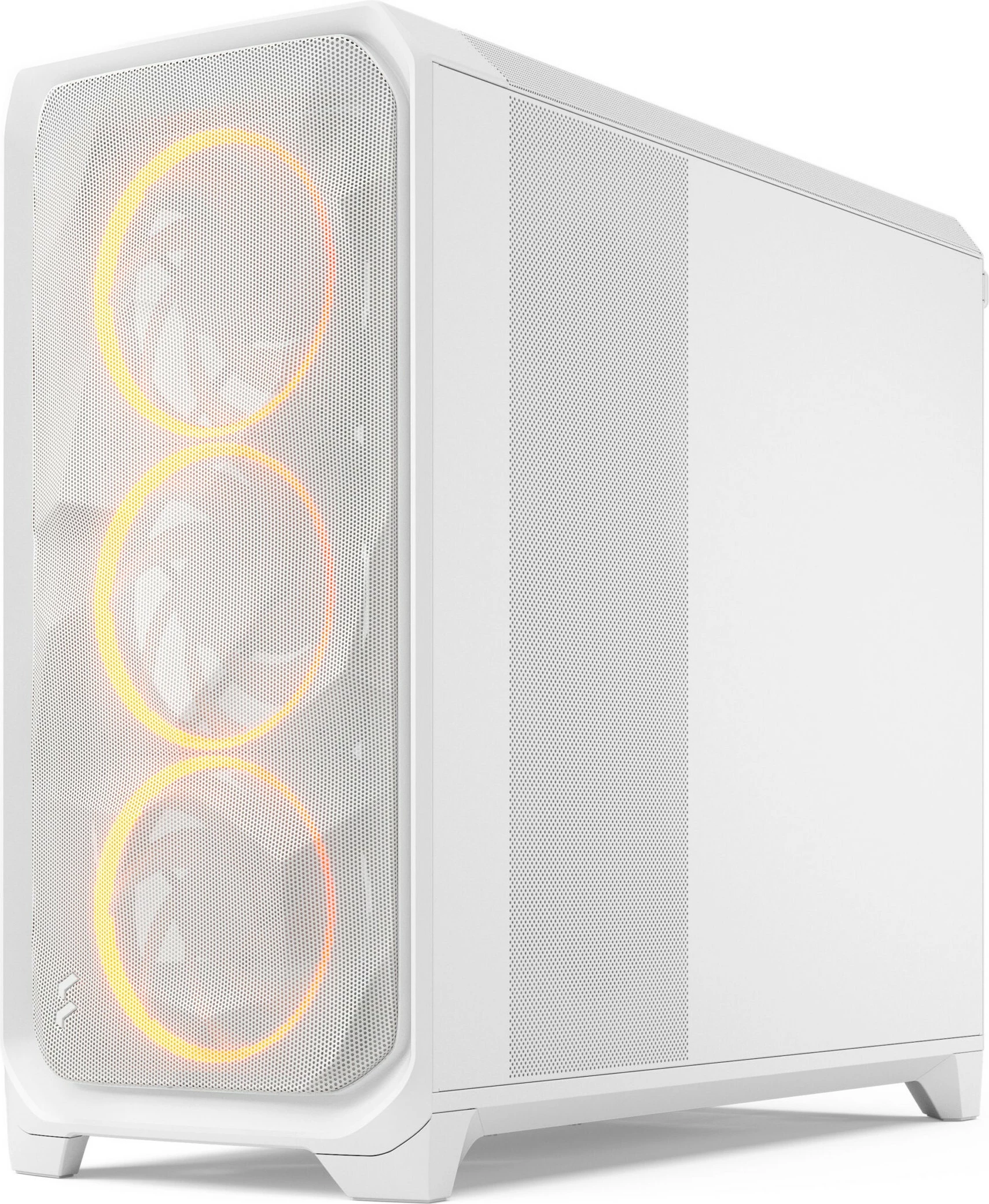 Kasë Fractal Design Meshify 3 XL, midi tower, RGB, xham i temperuar, e bardhë