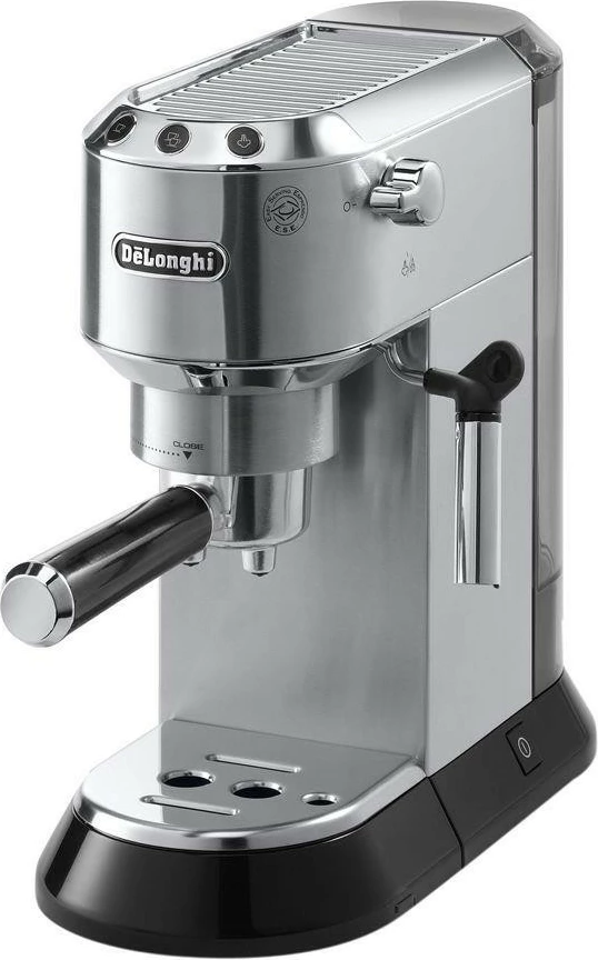 Ekspres kafeje, DeLonghi Dedica EC685.M, 15 bar, 1300 W, sistem kapuçino, trup metalik, ngjyrë metal