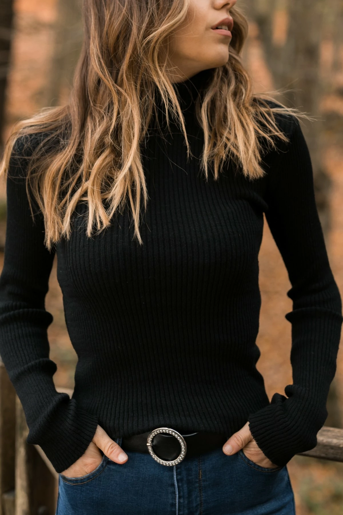 Pulovër për gra, Jumeon, X7474, e zezë