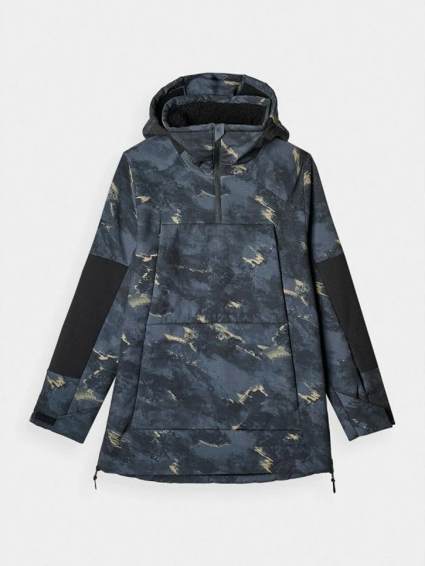 Jakne snowboardi për femra 4f, e zezë