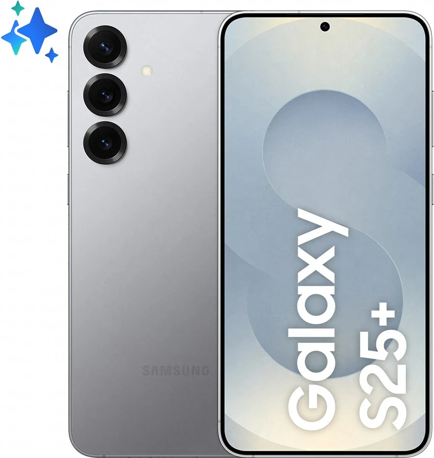 Celular Samsung Galaxy S25+, 6.7", 12 GB RAM, 256 GB, 5G, Silver