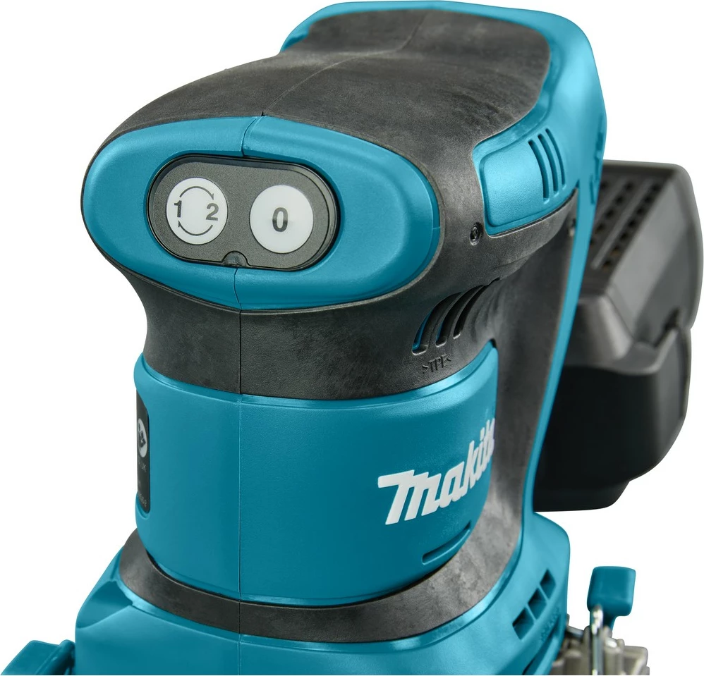 Lëmues orbital Makita DBO484Z, 18V, 2 shpejtësi, zi/kaltër