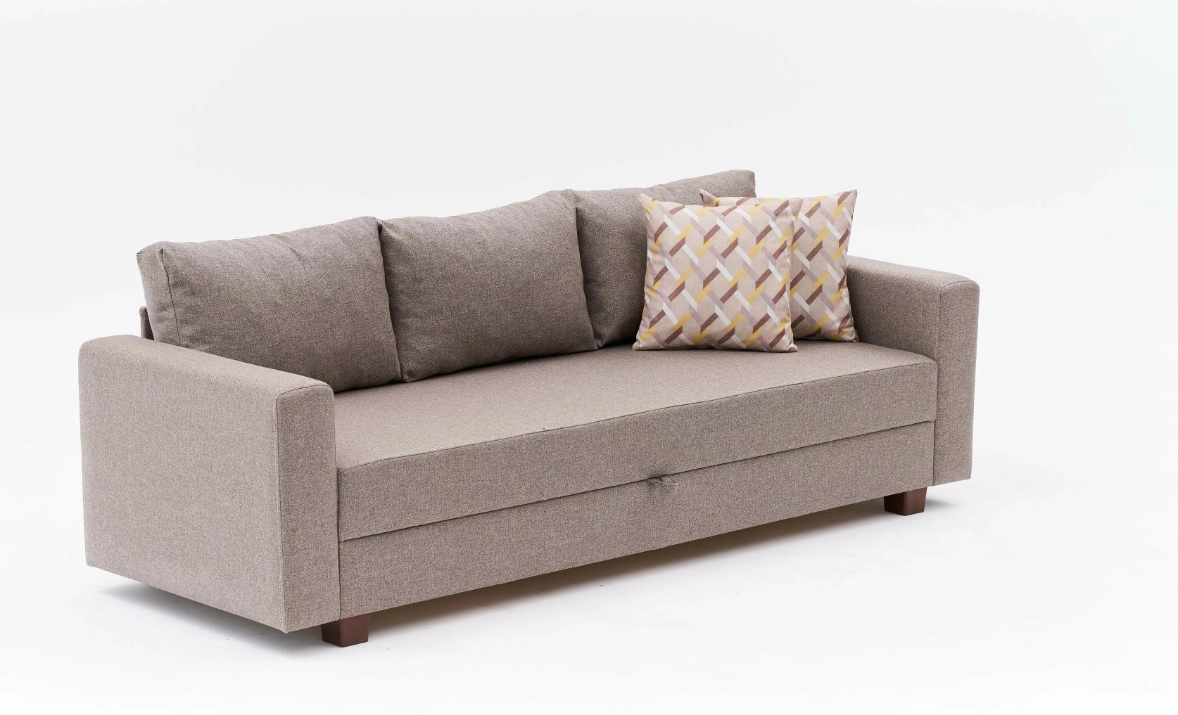 Divan-krevat treshe, ngjyrë kafe, Atelier del Sofa, Aly Arzilla