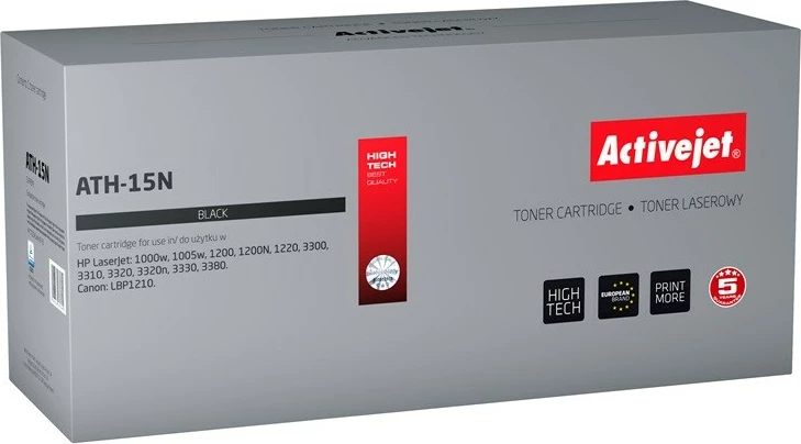 Toner zëvendësues Activejet ATH-15N për printer HP, i zi