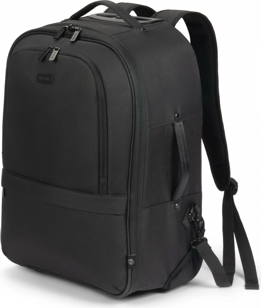 Çantë shpine me rrota, DICOTA, Eco CORE D32152-RPET, për laptop 14-16", 33L, e zezë
