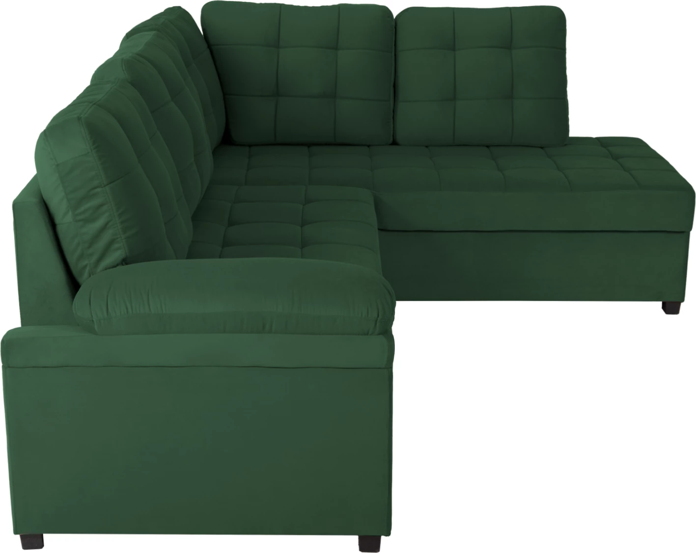 Kënd divani JADE, kënd i djathtë, ngjyrë cypress, FH3144.05R, 250x80-180x73-88H cm