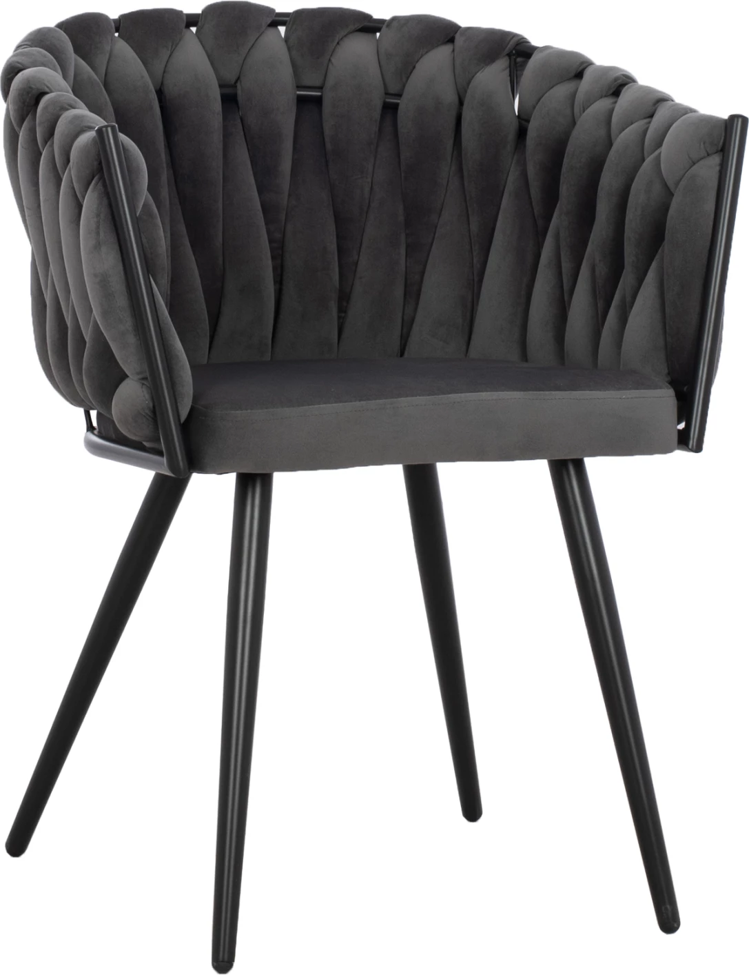 Karrige Luanda, kadife, ngjyrë molle të kalbur, FH8741.01, 60x54x78 cm, set prej 2 copë