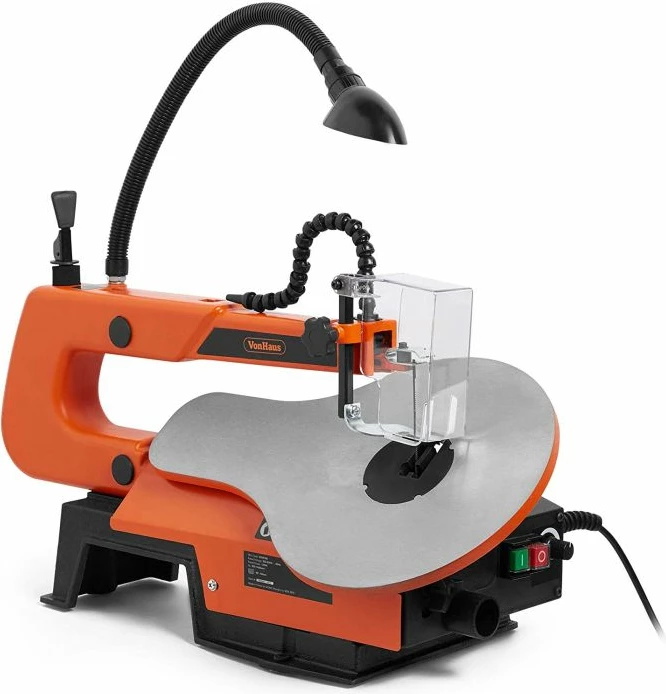 sharrë scroll VONHAUS 3500180 405mm me dritë LED, portokalli/zezë