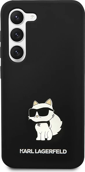Mbështjellës Karl Lagerfeld Silicone Choupette për Samsung Galaxy S24+, i zi