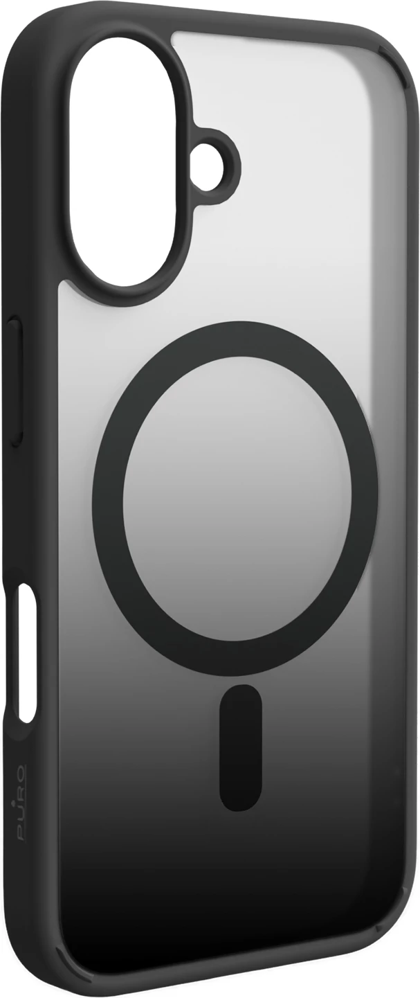 Mbështjellës Puro Gradient MagSafe për iPhone 16, Silikon, i zi