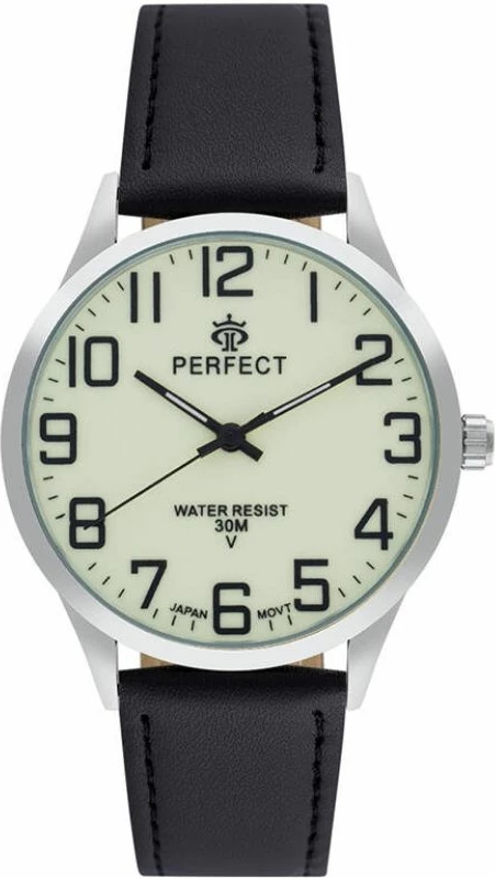 Orë dore për meshkuj PERFECT GXB452-04, e zezë