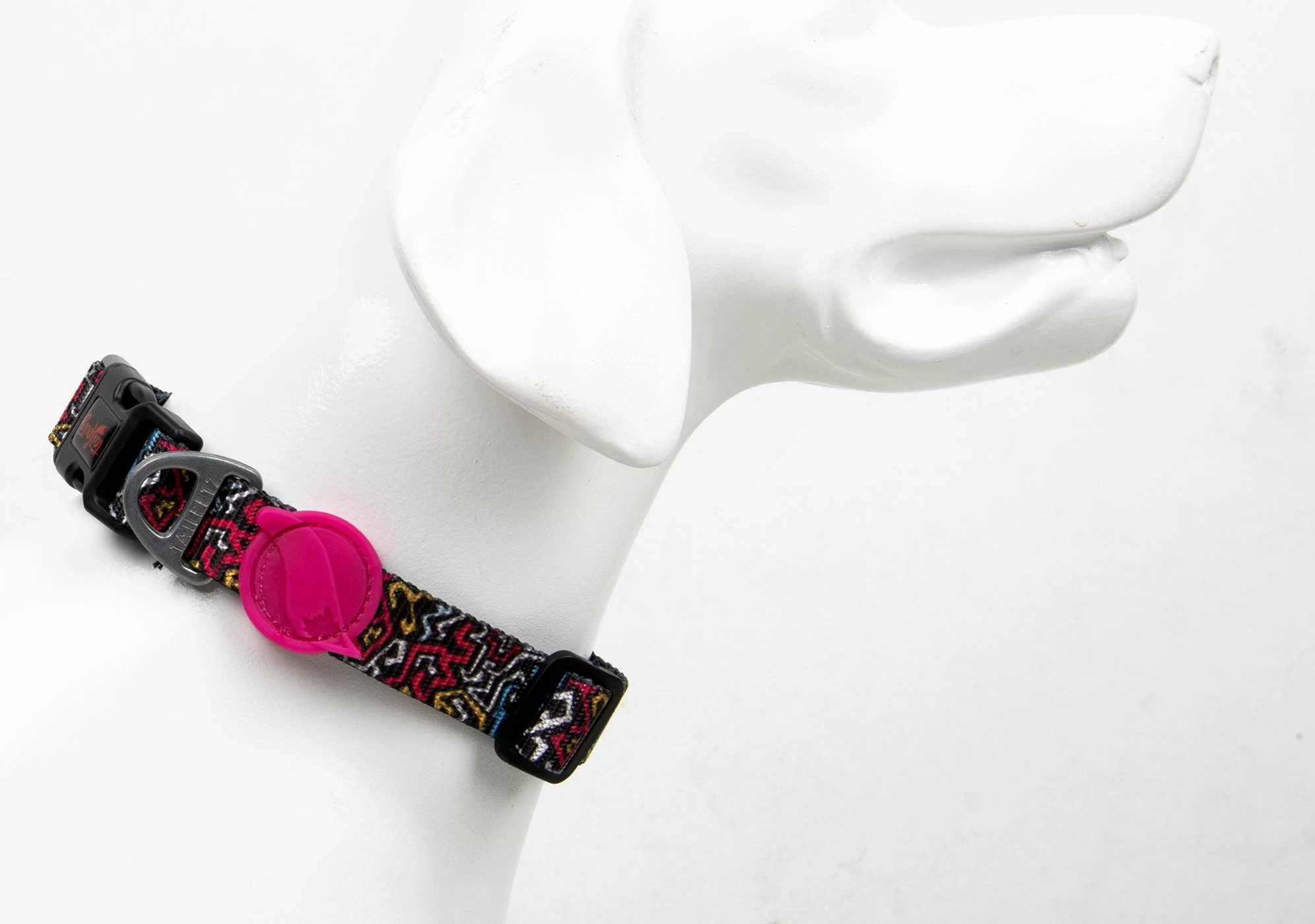 Qafore për qen XS, shumëngjyrëshe, graffiti, Paws & Whiskers