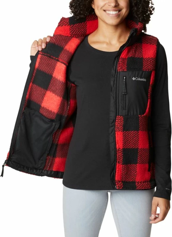 Jelek për femra Columbia West Bend, e zezë dhe e kuqe